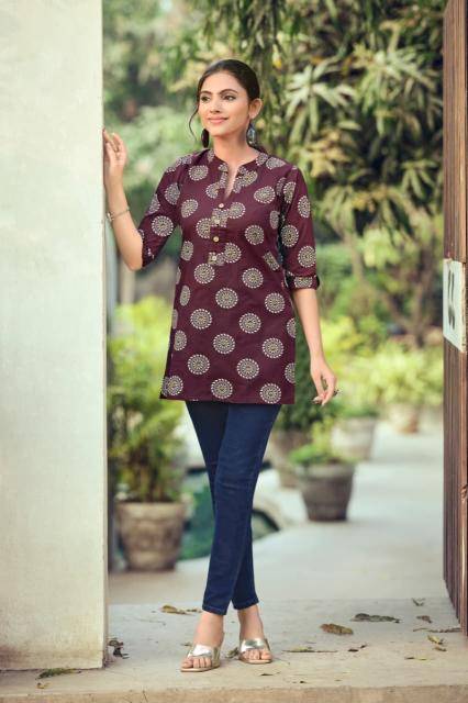 Tips & tops cotton shorties vol 9 Kurti manufacturers in India